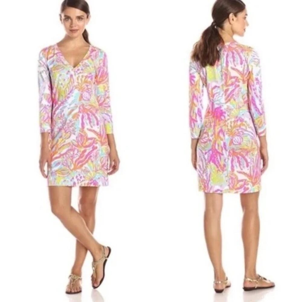 Lilly Pulitzer Christie Dress in Scuba to Cuba dress - Picture 1 of 6